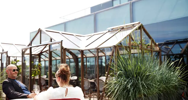 DAC Terrasse Med Drivhus